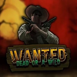 Slots logo of Wanted Dead or a Wild from Hacksaw Gaming at Lizaro Casino