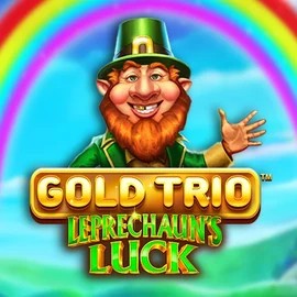 Gold Trio Leprechaun's Luck logo by Playtech Lizaro Casino