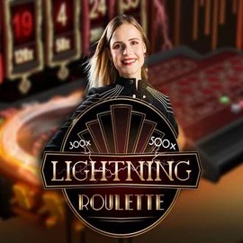 Lightning Roulette logo – Live Casino by Evolution at Lizaro Casino