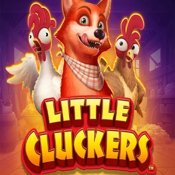 Little Cluckers slot logo by Greentube at Lizaro Casino