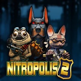 Nitropolis 2 casino game by ELK Studios – featured logo at Lizaro Casino