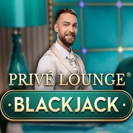 Privé Lounge Blackjack slot logo by Pragmatic Play at Lizaro Casino