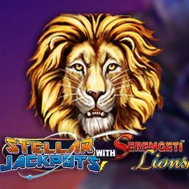 Stellar Jackpots with Serengeti Lions logo – Jackpots by Lightning Box Game at Lizaro Casino