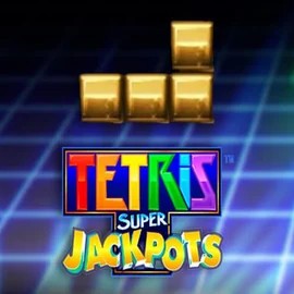 Tetris Super Jackpots casino game by WMS – featured logo at Lizaro Casino