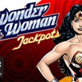 Wonder Woman Jackpots logo by Amaya at Lizaro Casino